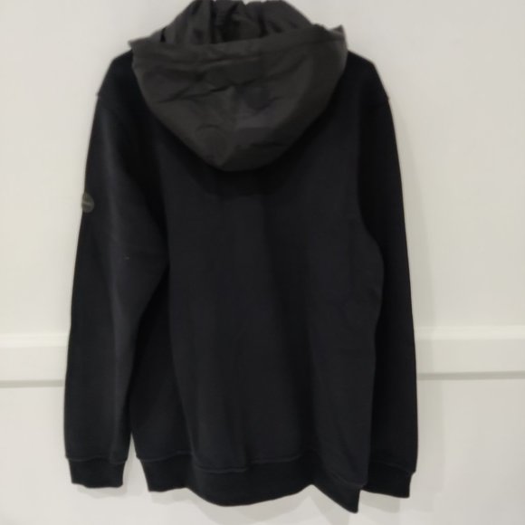 NWoT DEFECT Bench Hooded Button Up Fall City Coat Black Size L $80 BB318 - Picture 2 of 5